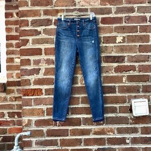 Madewell high waist skinny jeans